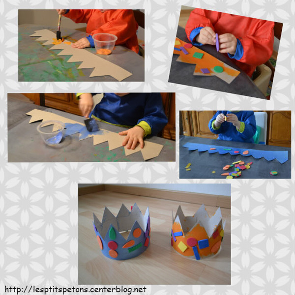 Couronne en papier origami pour galette des rois - Blog déco
